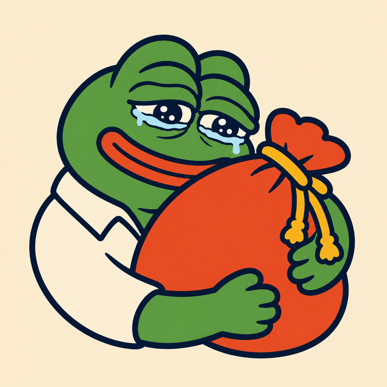 The frog needs a hug